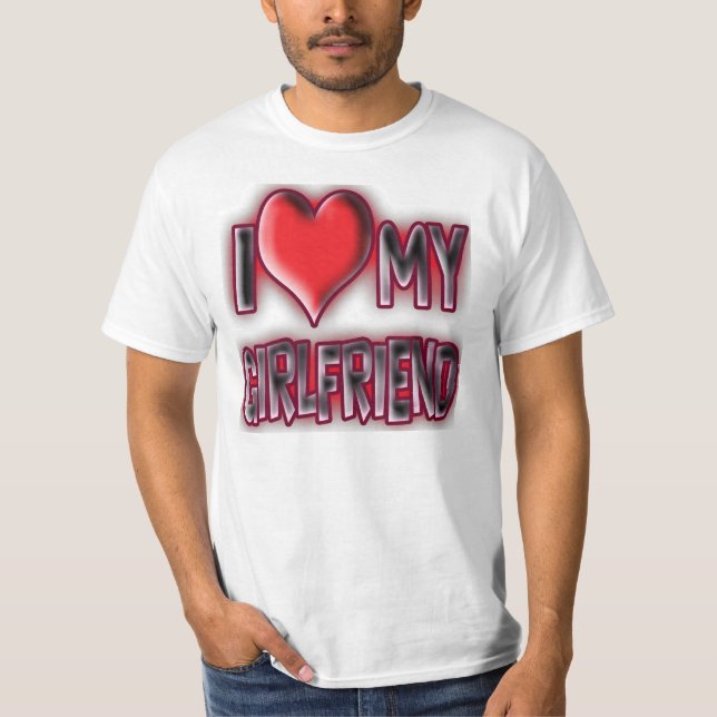 Camiseta Amo a mi novia (Anverso)