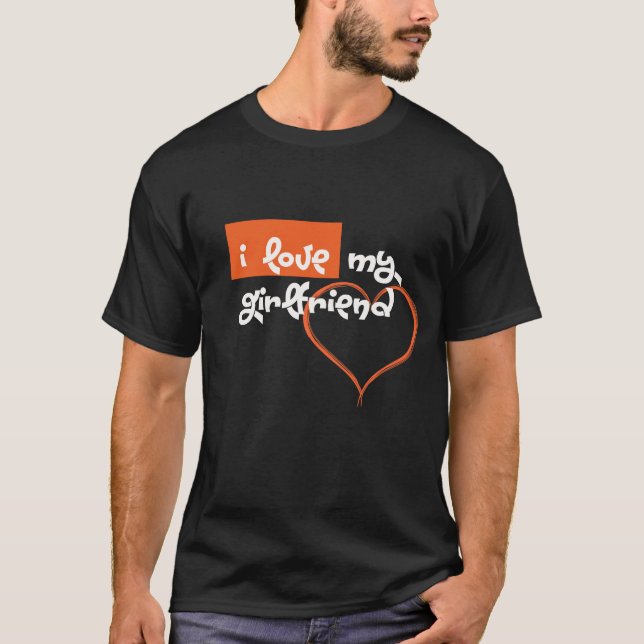 Camiseta Amo a mi novia  (Anverso)