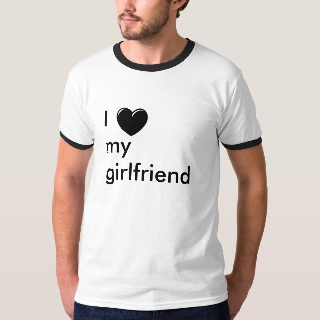 Camiseta Amo a mi novia (Anverso)