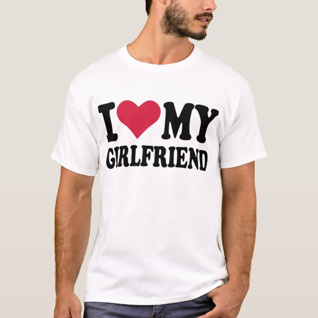 Camiseta Amo a mi novia (Anverso)