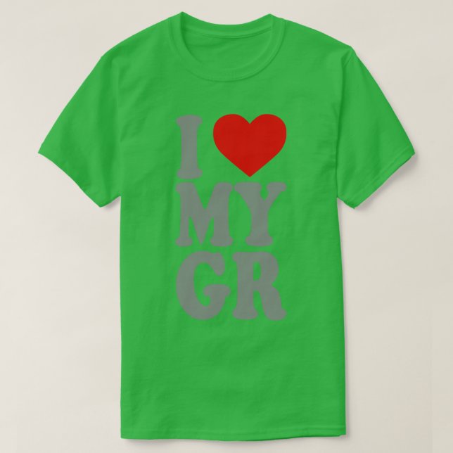 Camiseta Amo a mi novia 10 (Diseño del anverso)