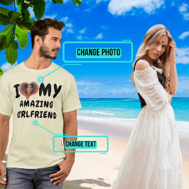 Camiseta Amo a mi novia asombrosa