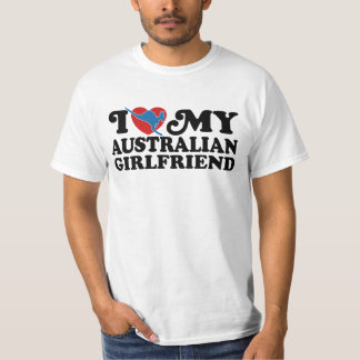 Camiseta Amo a mi novia australiana