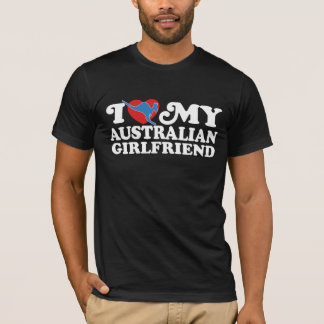 Camiseta Amo a mi novia australiana