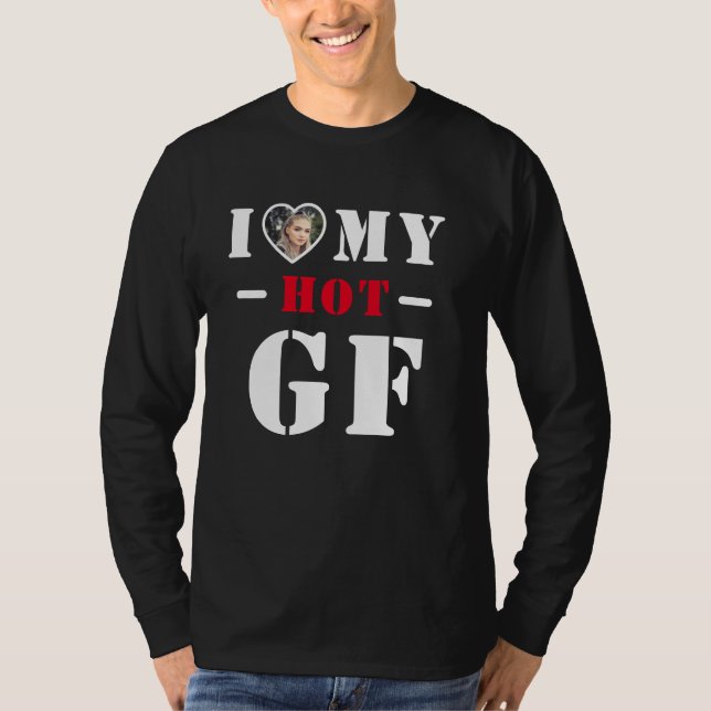 Camiseta Amo A Mi Novia Caliente (Anverso)