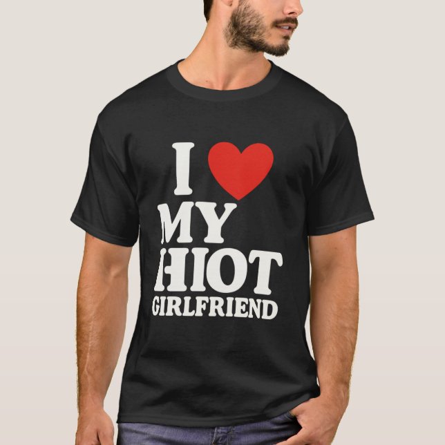 Camiseta Amo a mi novia caliente (Anverso)