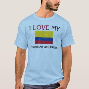 Camiseta Amo a mi novia colombiana