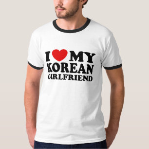 Camiseta Amo A Mi Novia Coreana