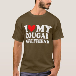 Camiseta amo a mi novia Cougar