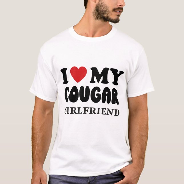 Camiseta Amo A Mi Novia Cougar (Anverso)