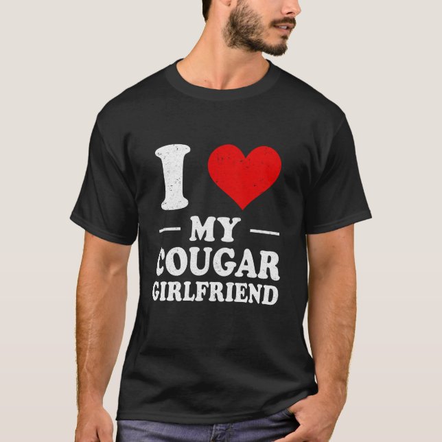 Camiseta Amo A Mi Novia Cougar Amo A Mi Novia (Anverso)