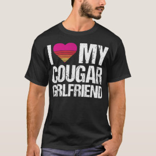 Camiseta Amo a mi novia Cougar Me encanta Mi Cougar Gf