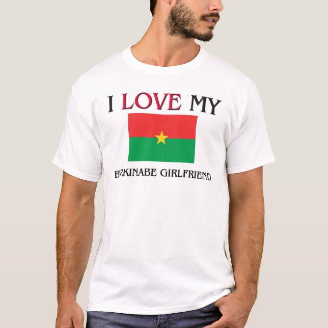 Camiseta Amo a mi novia de Burkinabe (Anverso)