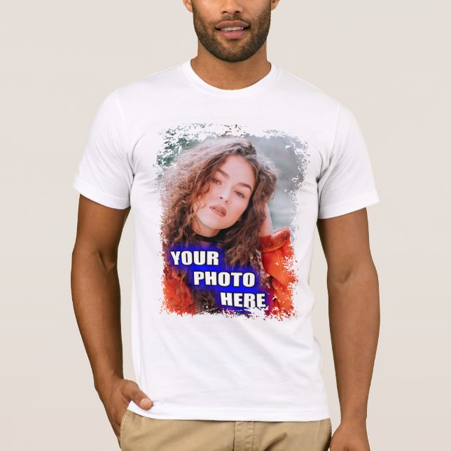 Camiseta Amo a mi novia _ de hombres personalizables (Anverso)