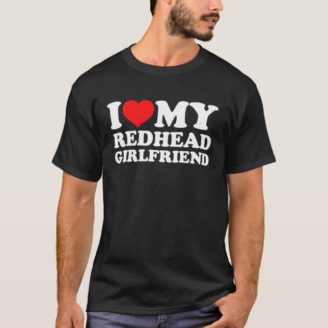 Camiseta Amo A Mi Novia De Redhead (Anverso)