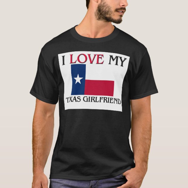 Camiseta Amo A Mi Novia De Texas (Anverso)
