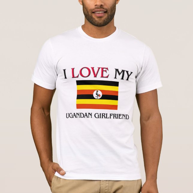 Camiseta Amo a mi novia del Ugandan (Anverso)