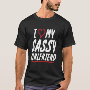 Camiseta Amo a mi novia descarada pareja novio