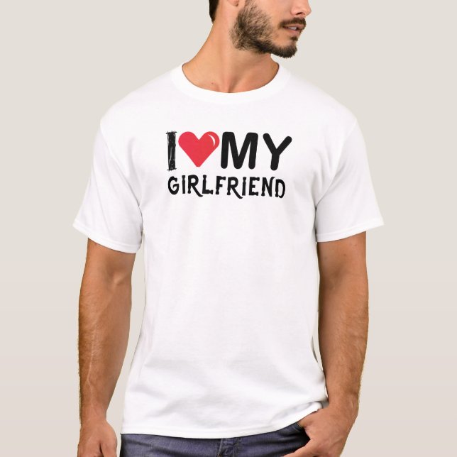 Camiseta Amo A Mi Novia-Día de San Valentín-Romántica-Funda (Anverso)