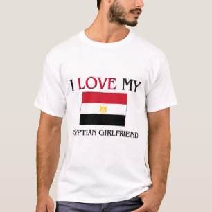 Camiseta Amo a mi novia egipcia