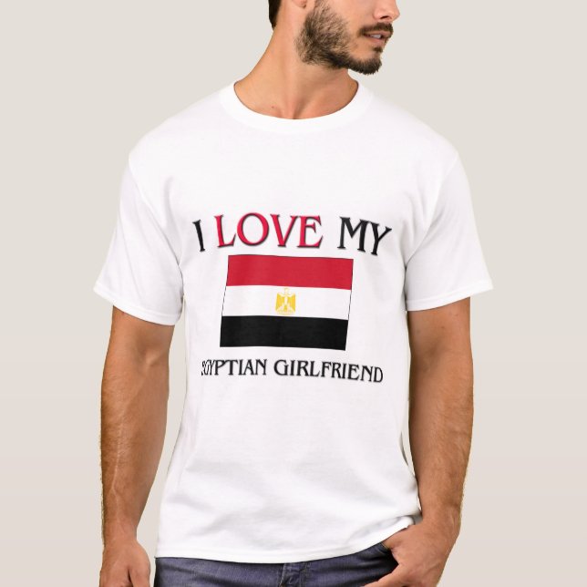 Camiseta Amo a mi novia egipcia (Anverso)