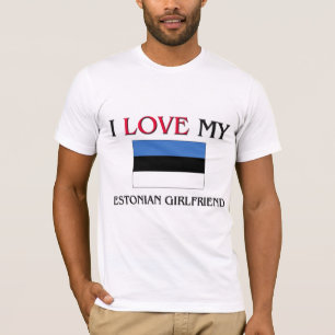 Camiseta Amo a mi novia estonia