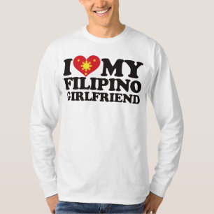 Camiseta Amo a mi novia filipina
