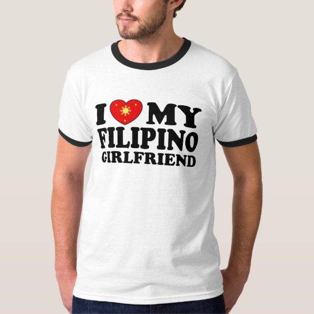 Camiseta Amo A Mi Novia Filipina (Anverso)