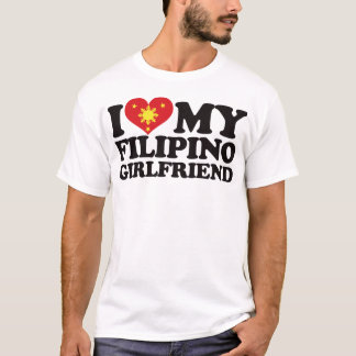 Camiseta Amo a mi novia filipina