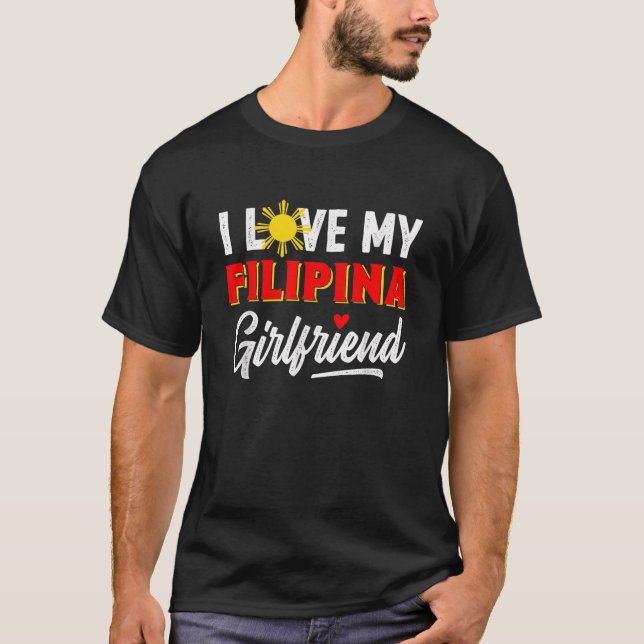 Camiseta Amo a mi novia filipina Funny Guay Filipino (Anverso)