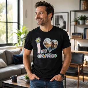 Camiseta Amo a mi Novia Foto Personalizada