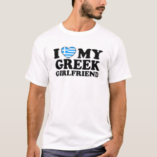 Camiseta Amo A Mi Novia Griega