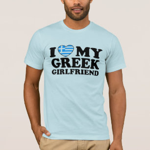 Camiseta Amo A Mi Novia Griega