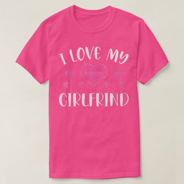 Camiseta Amo a mi novia I Heart My Girlfriend GF (5) (Diseño del anverso)