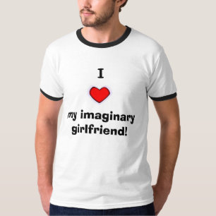 Camiseta ¡Amo a mi novia imaginaria!