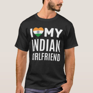 Camiseta Amo a mi novia india
