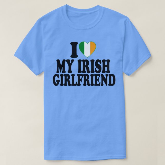 Camiseta Amo a mi novia irlandesa (Diseño del anverso)