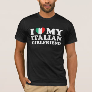 Camiseta Amo A Mi Novia Italiana