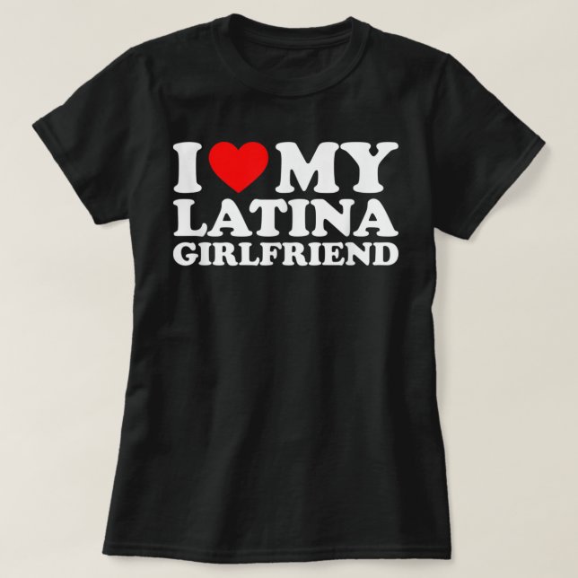 Camiseta Amo A Mi Novia Latina (Diseño del anverso)