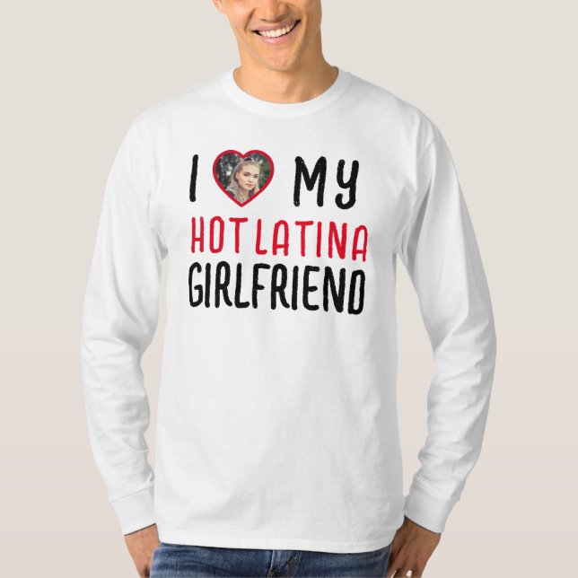 Camiseta Amo A Mi Novia Latina Caliente (Anverso)