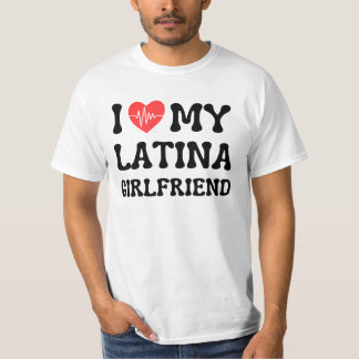 Camiseta Amo a mi novia latina caliente bf