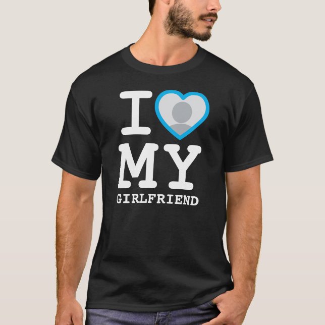 Camiseta Amo A Mi Novia Más Que Nunca Foto (Anverso)
