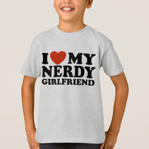 Camiseta Amo A Mi Novia Nerdy