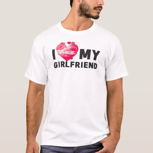 Camiseta Amo A Mi Novia Novia Pareja (Anverso)