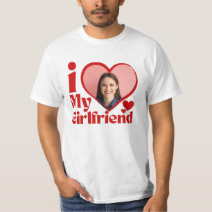 Camiseta Amo a mi novia personalizado 