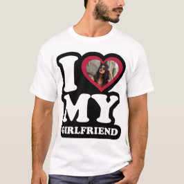 Camiseta Amo a mi novia - Personalizado foto-camiseta
