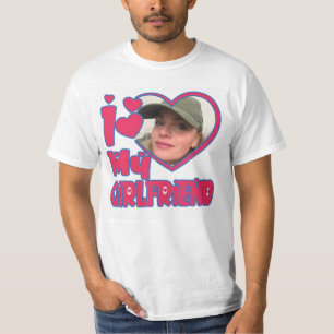 Camiseta Amo a mi novia Personalizado personificar la camis