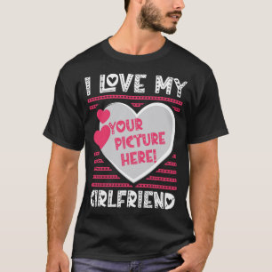 Camiseta Amo A Mi Novia Personalizado Tu Foto