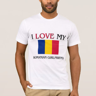 Camiseta Amo a mi novia rumana