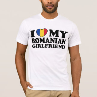 Camiseta Amo a mi novia rumana